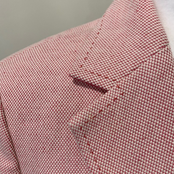 Lands’ End Textured Pink Blazer - Picture 6 of 7